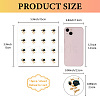 8 Sheets Plastic Waterproof Self-Adhesive Picture Stickers DIY-WH0428-081-2