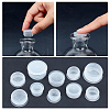 Gorgecraft 100Pcs 5 Style PE Plastic Bottle Stoppers AJEW-GF0006-36-5