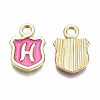 Alloy Enamel Charms ENAM-T012-03H-RS-3