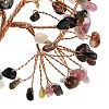 Natural Tourmaline Chips Money Tree Decorations DJEW-C016-01C-2