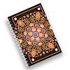 DIY Mandala Theme Spiral Notebook Diamond Painting Kits DIAM-PW0004-109-1