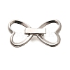 925 Sterling Silver Fold Over Clasps STER-B006-04P-1