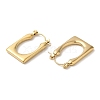 Rack Plating 304 Stainless Steel Hoop Earrings for Women EJEW-Z026-30G-2