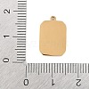 Ion Plating(IP) 304 Stainless Steel Pendants STAS-C108-10G-3