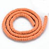 Handmade Polymer Clay Bead Strands CLAY-T002-4mm-62-2