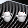 Ceramics Tea Pet Maneki-neko Display Decoration PW-WG5E620-01-4