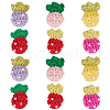 12Pcs 6 Colors Hand Crochet Wool Ornament Accessories DIY-DR0001-09-1