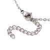 304 Stainless Steel Necklaces NJEW-JN05041-5