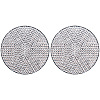 PVC Rhinestone Anti-slip Coaster PW-WGFA6AD-01-1