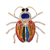 Beetle Rhinestone Brooch PW-WGB4875-01-5