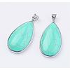 Synthetic Turquoise Big Pendants G-I184-11-2