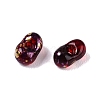 Picasso Spray Painted Glass Seed Beads SEED-T006-04-28-5