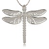 Alloy Enamel Dragonfly Big Pendants X-ENAM-L034-01P-2