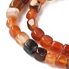 Natural Dragon Veins Agate(Dyed & Heated) Beads Strands G-G177-E12-03-3