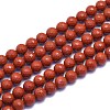 Natural Red Jasper Beads Strands G-K310-A11-8mm-1