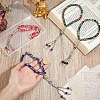 4Pcs 4 Colors Prayer Rosary Bracelets BJEW-PH0004-62-3