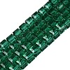 Transparent Glass Beads Strands GLAA-R041-8x8mm-A15-1