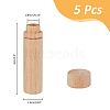 SUPERFINDINGS 5Pcs Wooden Sewing Needle Holder Storage Case AJEW-FH0004-83-2