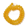 Natural Dyed White Jade Beads Strands G-M402-B01-01-4