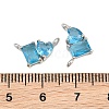 Brass Pave Cubic Zirconia Charms CU-CBA6A75-04P-09-3