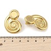 Left and Right Ion Plating(IP) 304 Stainless Steel Stud Earrings Findings for Women EJEW-B050-02G-3