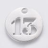 Non-Tarnish 304 Stainless Steel Pendants LS-STAS-F233-13-P-1