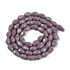 Opaque Solid Color Beads Strands EGLA-N013-P8mm-D09-2