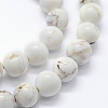 Natural Magnesite Beads Strands G-I199-27-12mm-3