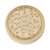 Christmas Series Wax Seal Brass Stamp Head AJEW-M037-01G-26-2