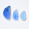 Natural Agate Slices Big Pendants G-E022-9-1