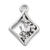 Brass Micro Pave Cubic Zirconia Pendants KK-H511-01P-03-1