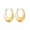 304 Stainless Steel Rhinestone Hoop Earrings for Women EJEW-U046-08A-G-4