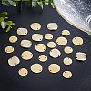 HOBBIESAY 30Pcs 3 Styles Brass Connector Charms KK-HY0001-32-5