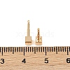 Brass Stud Earrings for Women EJEW-G441-05B-G-5