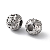 304 Stainless Steel Rhinestone European Beads STAS-A092-10H-P-2