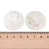 Natural White Shell Cabochons SSHEL-C012-10-3