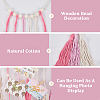 Bohemian Hand-woven Cotton Rope Tassel with Wood Beads Wall Hanging Ornaments FIND-WH20019-136A-02-5
