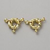 Brass Spring Ring Clasps KK-WH20010-003A-G-1