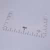 Wholesale Transparent Acrylic Alignment T-Shirt Ruler 