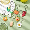 PVC Plastic Vegetable Keychain KEYC-JKC01036-1