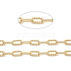 Rack Plating Brass Paperclip Chains CHC-K013-06C-3