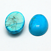 Natural Turquoise Cabochons X-G-K021-18x13mm-10-2