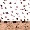 Spray Painted Picasso Cylinder Glass Seed Beads GLAA-T028-12A-02-4