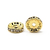 Brass Rhinestone Spacer Beads RB-A014-Z12mm-01G-3
