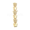 Brass Micro Pave Cubic Zirconia Big Pendants KK-C164-01E-G-1