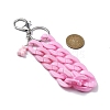 Acrylic Curb Chain Keychain KEYC-JKC00632-04-2