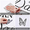 Rectangle PVC Wall Stickers DIY-WH0228-109-6