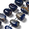 Natural Sodalite Beads Strands G-P528-E12-01-1