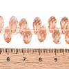 Crystal Glass Beads Strands X-GLAA-D033-38-2