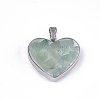 Natural Green Aventurine Pendants STAS-T043-01I-1